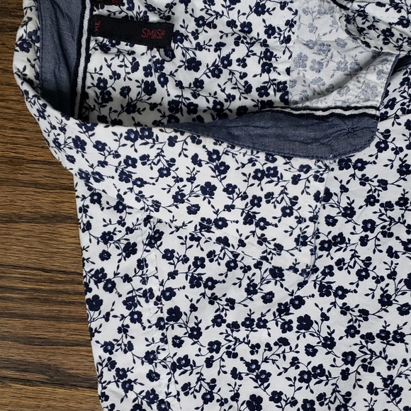 Floral Button Down Color Shirt - Picture 4 of 8